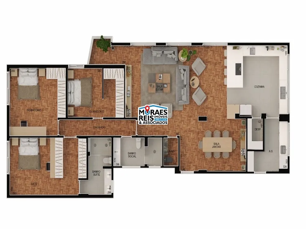 Apartamento, 3 quartos, 230 m² - Foto 3