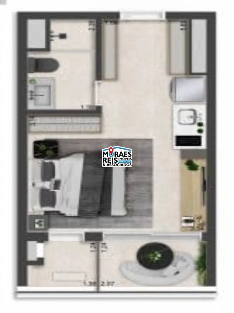 Apartamento, 1 quarto, 27 m² - Foto 11