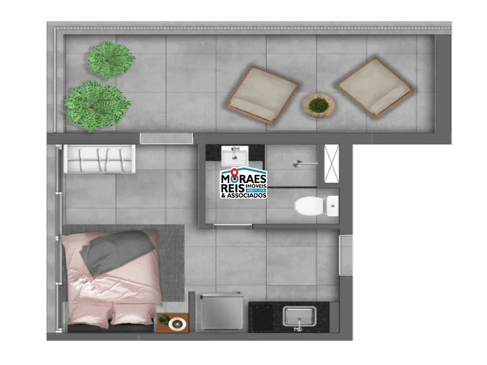 Apartamento, 1 quarto, 23 m² - Foto 8