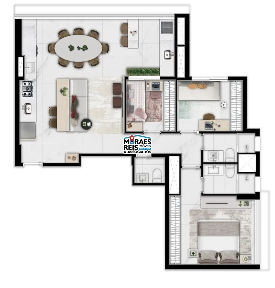 Apartamento, 2 quartos, 60 m² - Foto 9