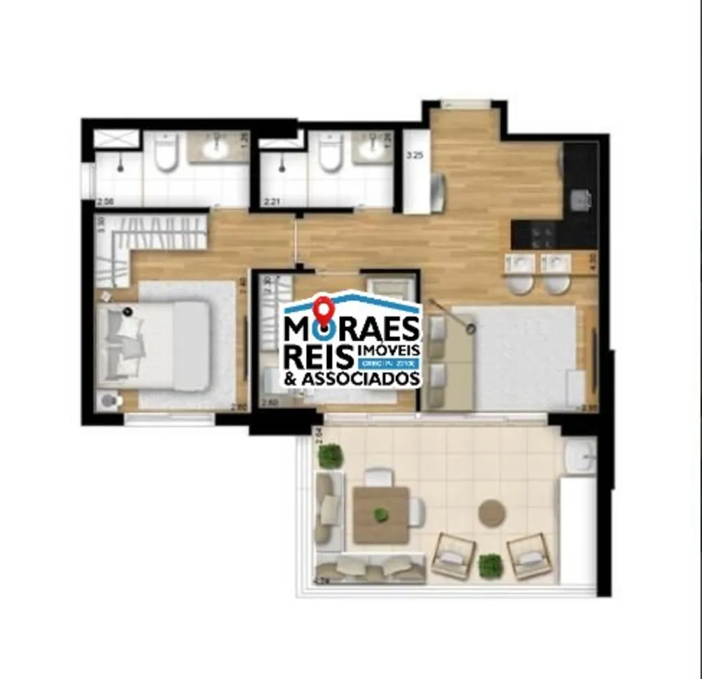 Apartamento, 2 quartos, 58 m² - Foto 6
