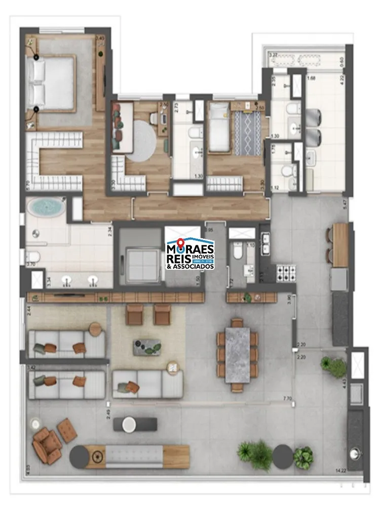 Apartamento, 3 quartos, 211 m² - Foto 11