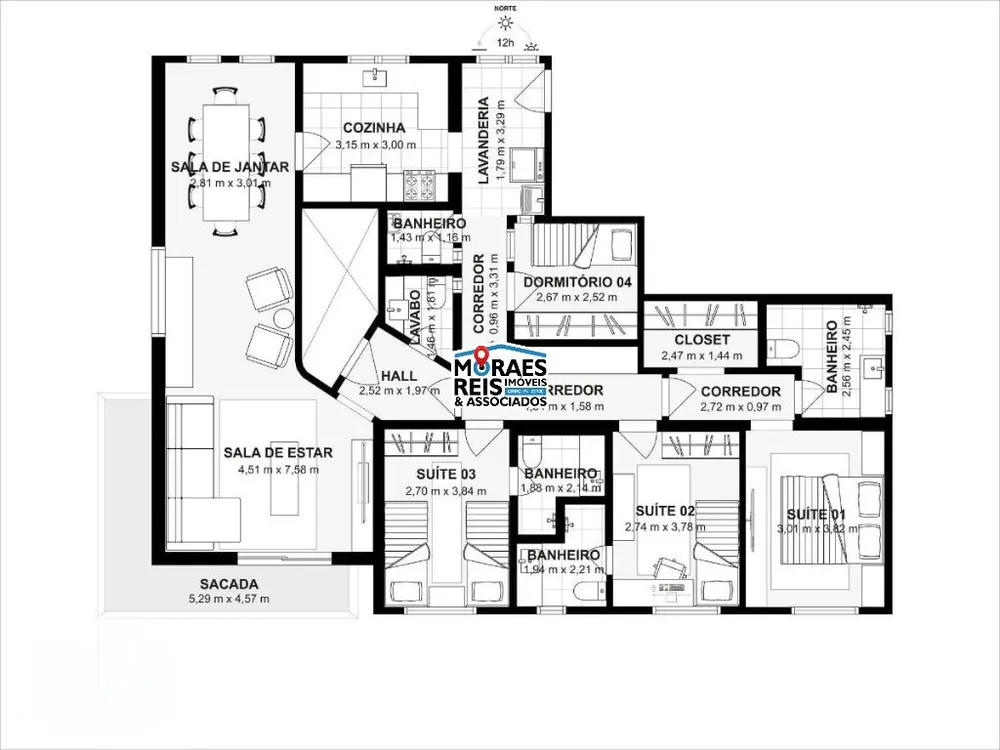 Apartamento, 3 quartos, 162 m² - Foto 10