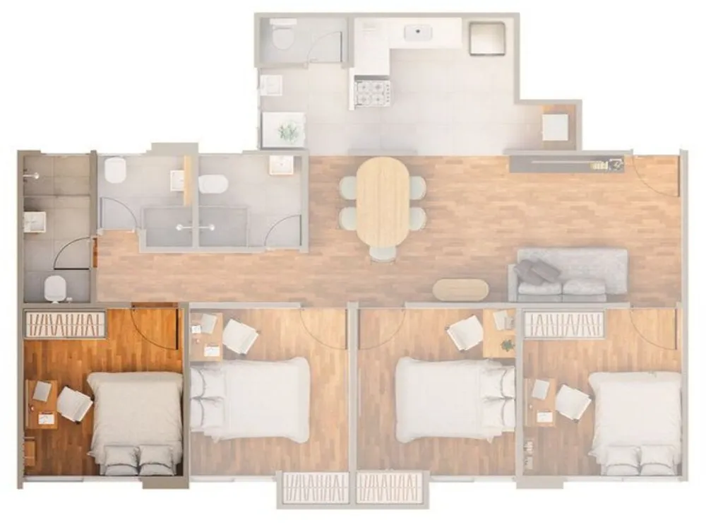 Apartamento, 4 quartos, 90 m² - Foto 7