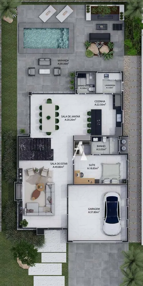 Sobrado, 4 quartos, 350 m² - Foto 16