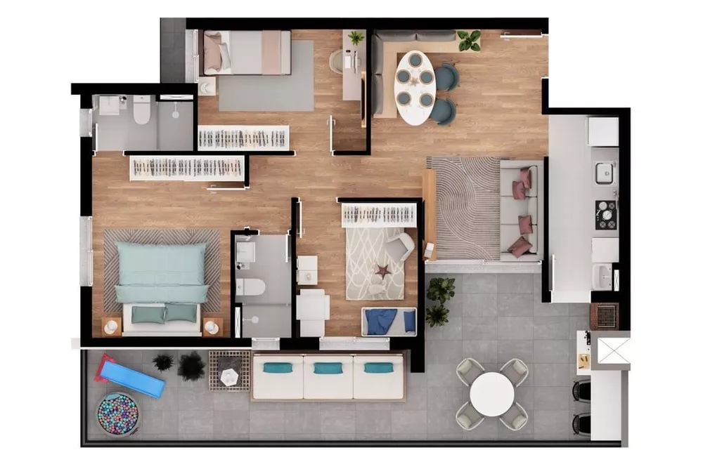 Apartamento, 2 quartos, 57 m² - Foto 16