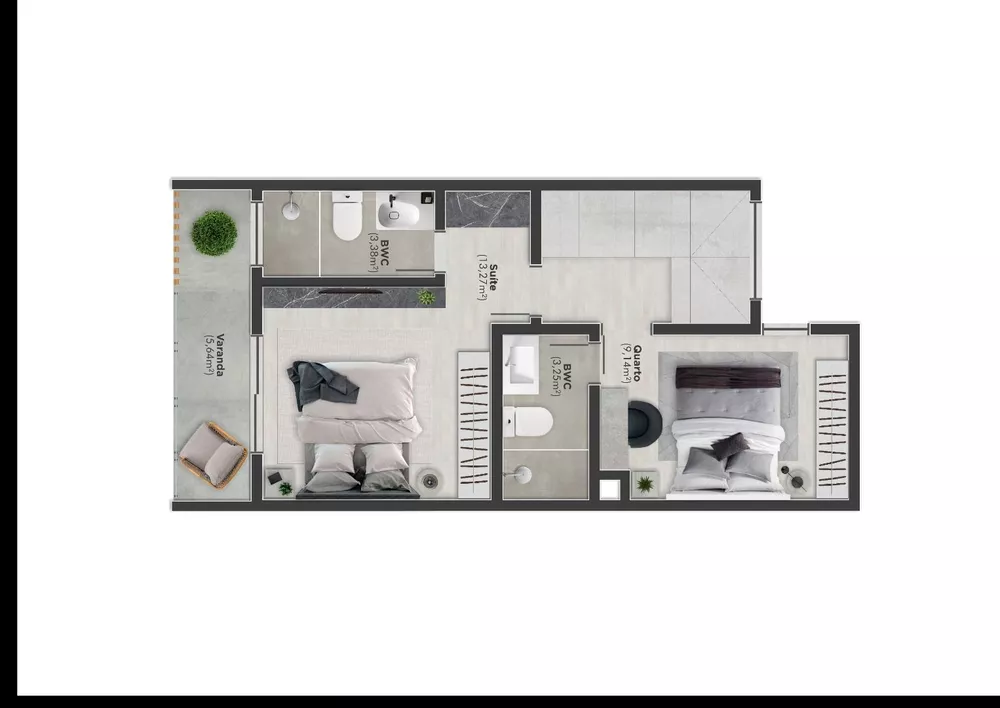 Casa de Condomínio, 2 quartos - Foto 12