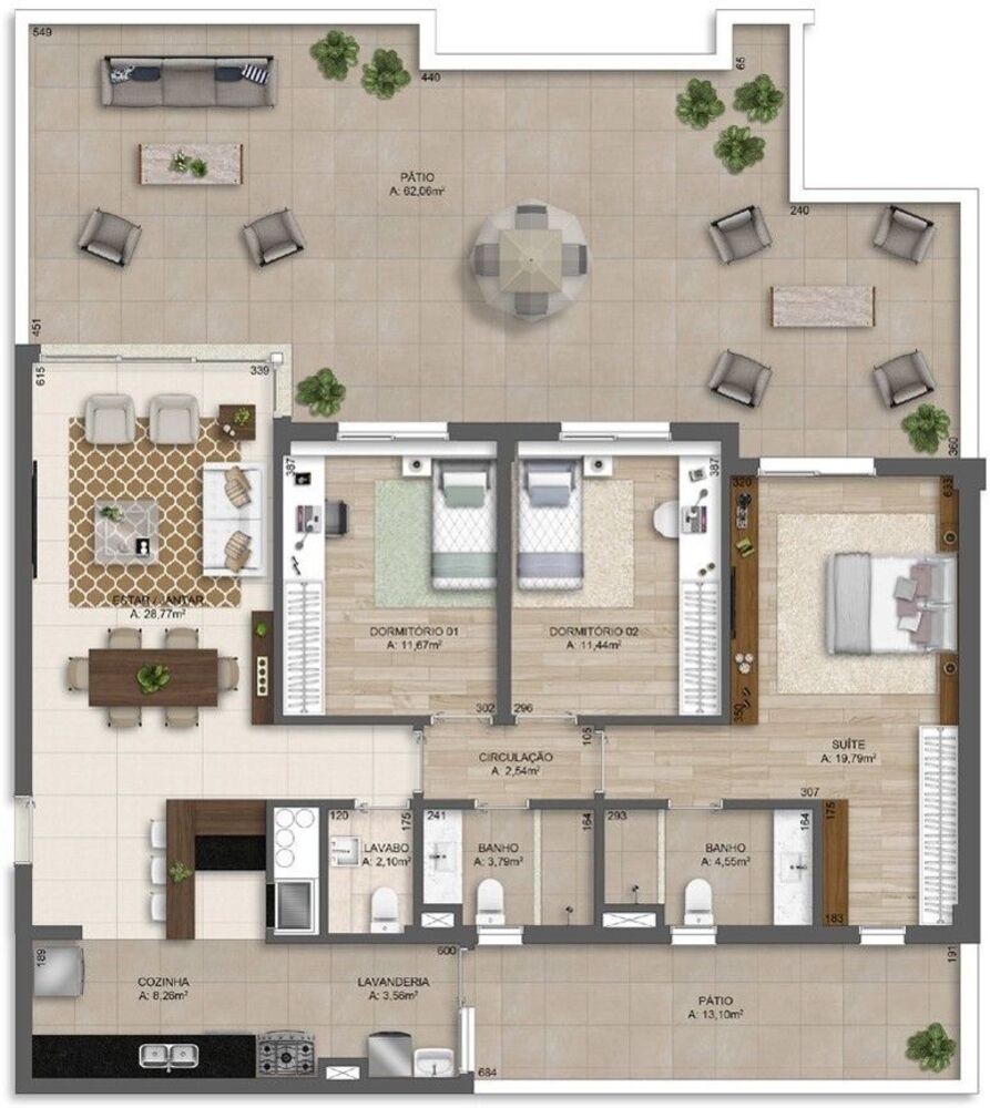 Apartamento à venda com 3 quartos, 112m² - Foto 5