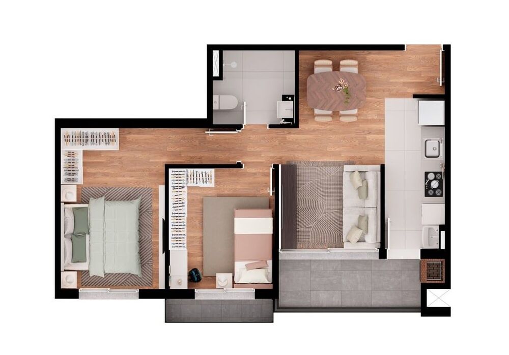 Apartamento, 2 quartos, 85 m² - Foto 4