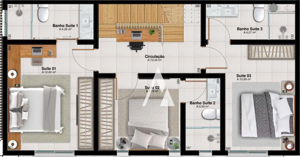 Casa, 3 quartos, 185 m² - Foto 8