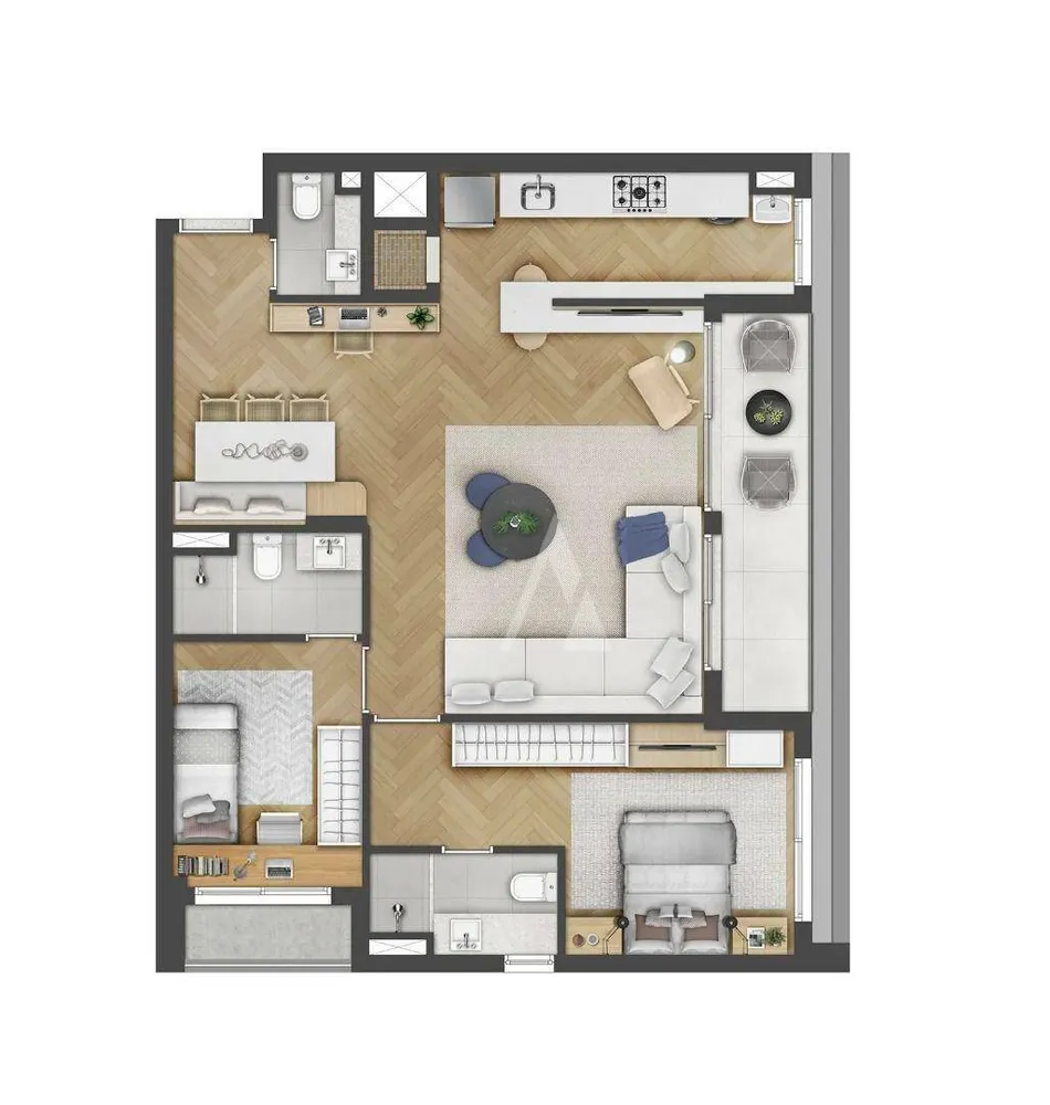 Kitnet-Studio, 28 m² - Foto 4