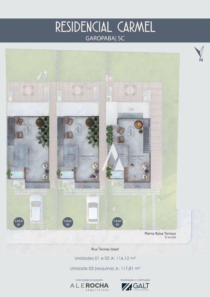 Casa de Condomínio, 3 quartos - Foto 3