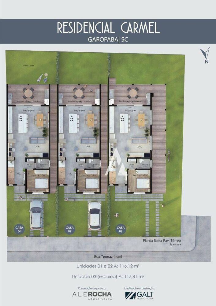 Casa de Condomínio, 3 quartos - Foto 2