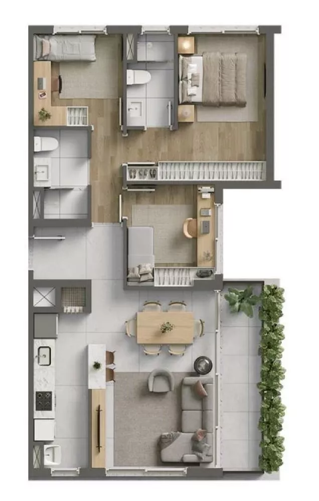 Apartamento, 2 quartos, 56 m² - Foto 48