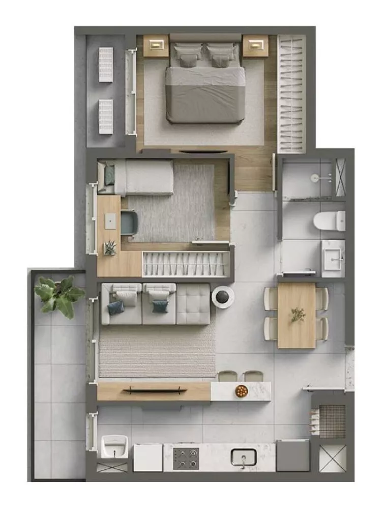 Apartamento, 2 quartos, 56 m² - Foto 42