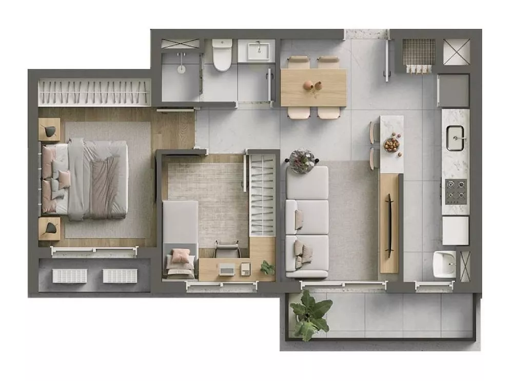 Apartamento, 2 quartos, 56 m² - Foto 38