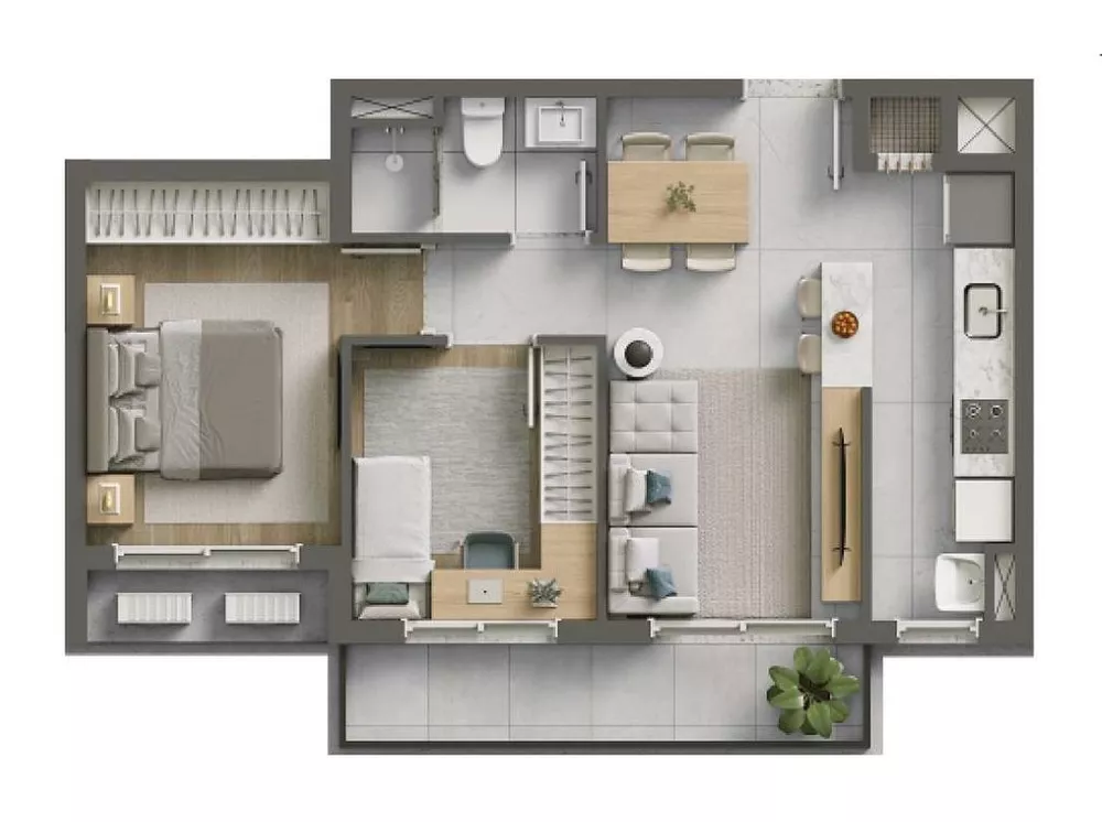 Apartamento, 2 quartos, 56 m² - Foto 44