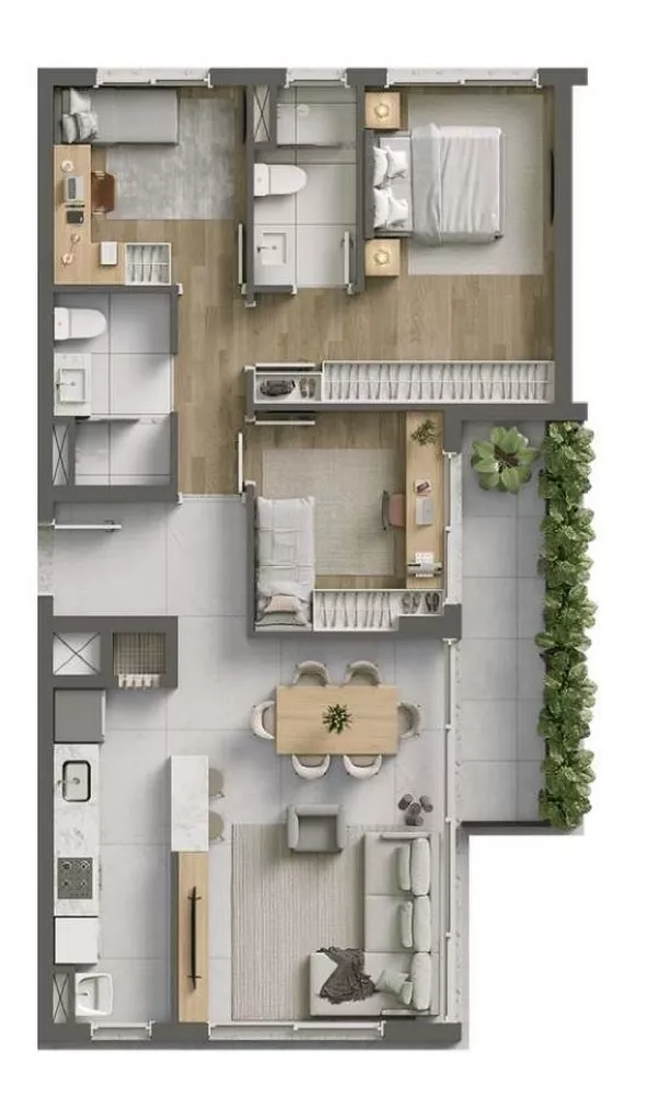 Apartamento, 2 quartos, 56 m² - Foto 45