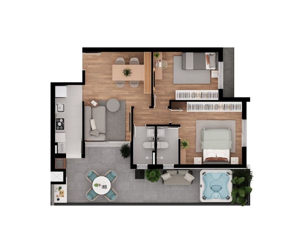 Apartamento, 2 quartos, 66 m² - Foto 25