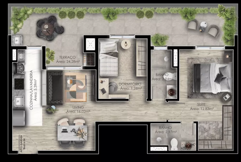 Apartamento, 2 quartos, 51 m² - Foto 11