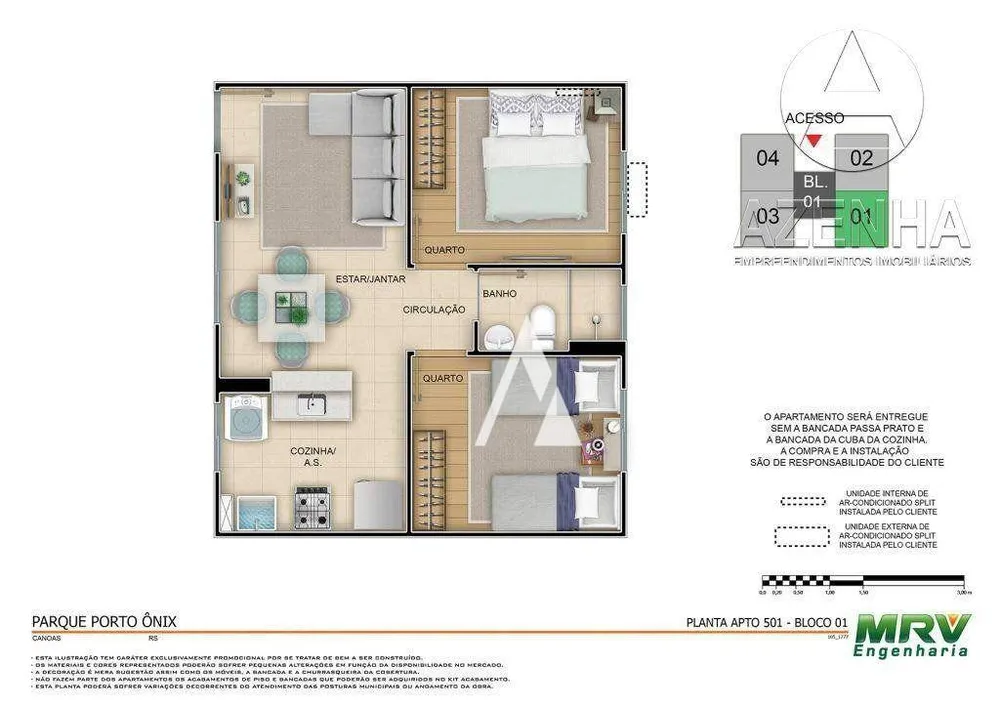 Apartamento, 2 quartos, 41 m² - Foto 2