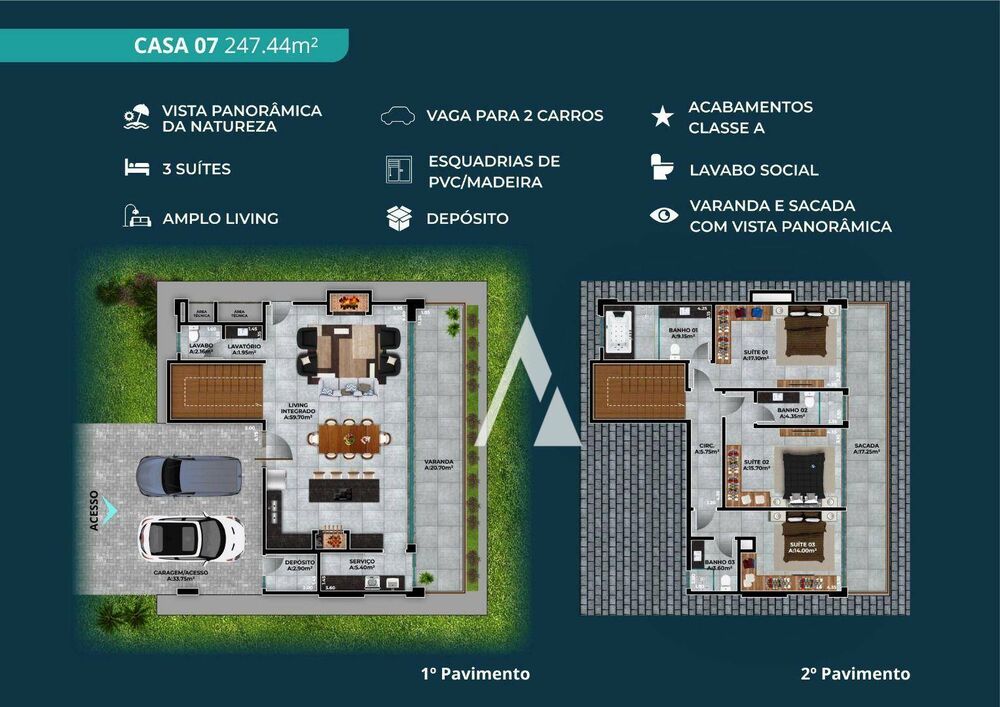Casa de Condomínio, 3 quartos - Foto 4