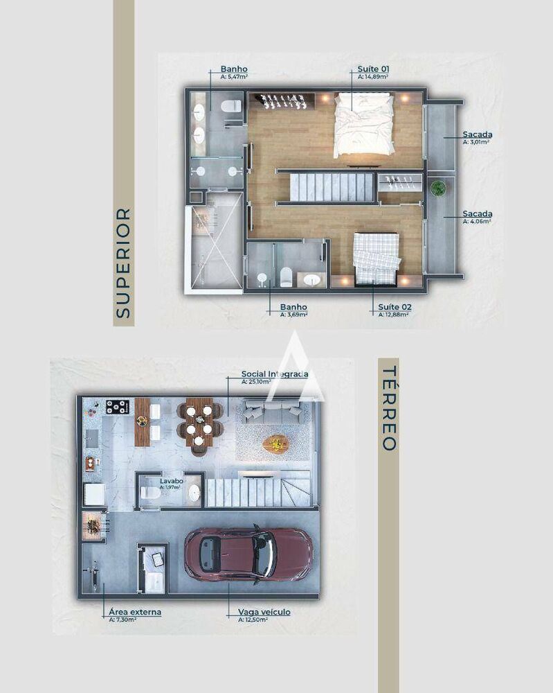Casa de Condomínio à venda com 2 quartos, 105m² - Foto 7