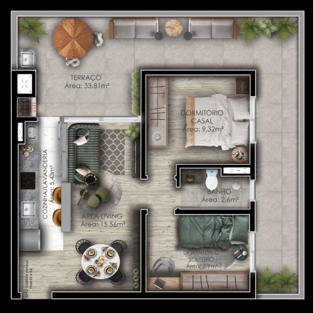 Apartamento, 2 quartos, 59 m² - Foto 12