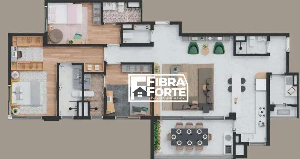Apartamento, 3 quartos, 139 m² - Foto 3
