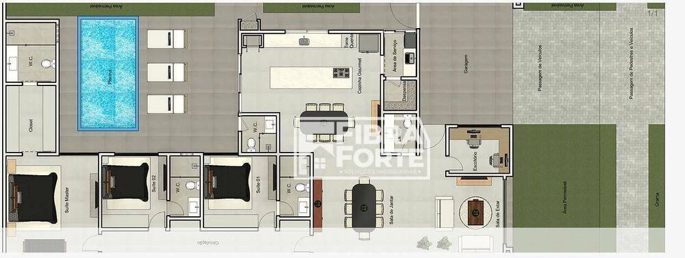 Casa de Condomínio à venda com 3 quartos, 219m² - Foto 10