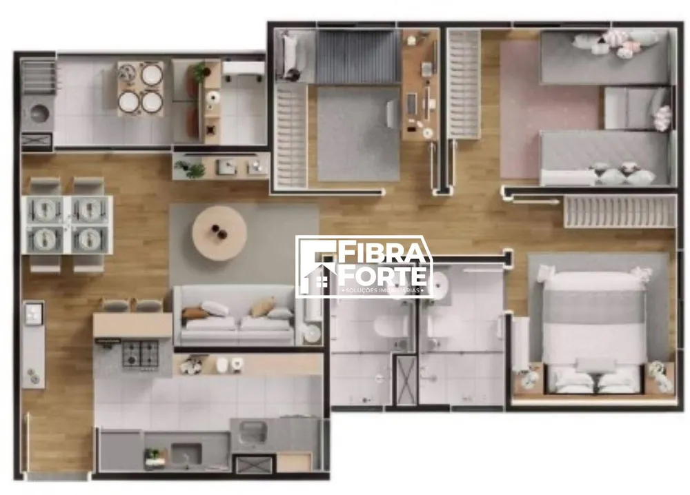 Apartamento, 3 quartos, 65 m² - Foto 8
