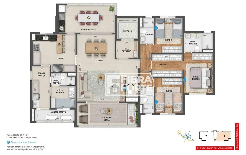 Apartamento, 3 quartos, 163 m² - Foto 12