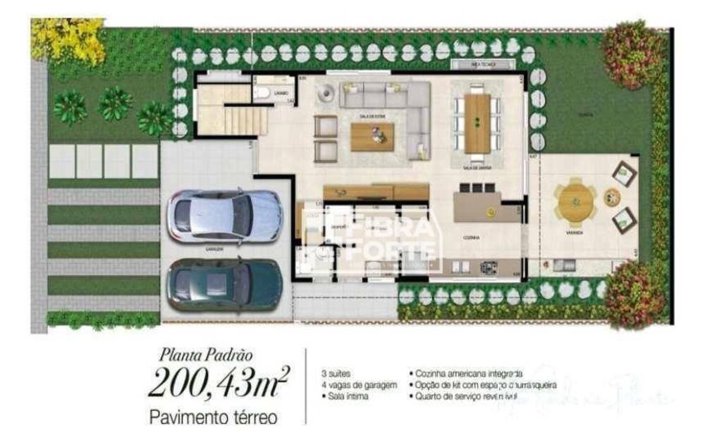 Casa de Condomínio, 3 quartos - Foto 1