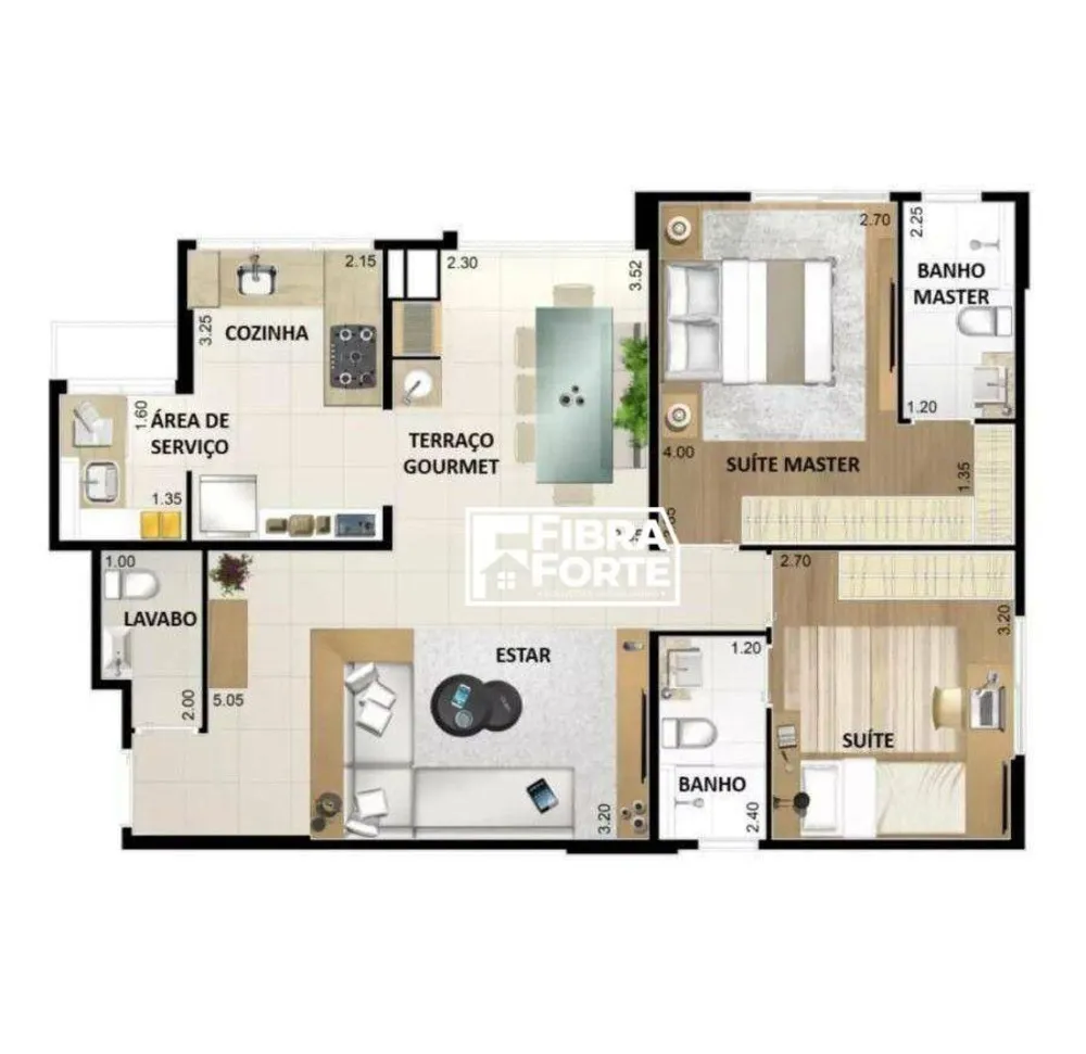 Apartamento, 2 quartos, 75 m² - Foto 16
