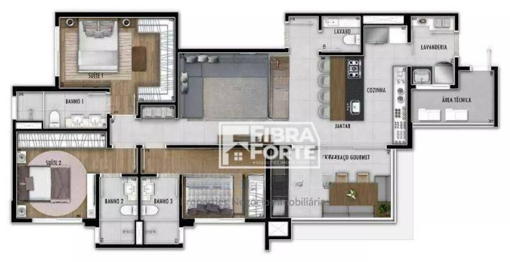 Apartamento, 3 quartos, 125 m² - Foto 10
