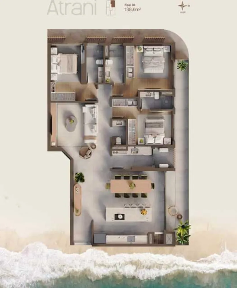 Apartamento, 4 quartos, 218 m² - Foto 1