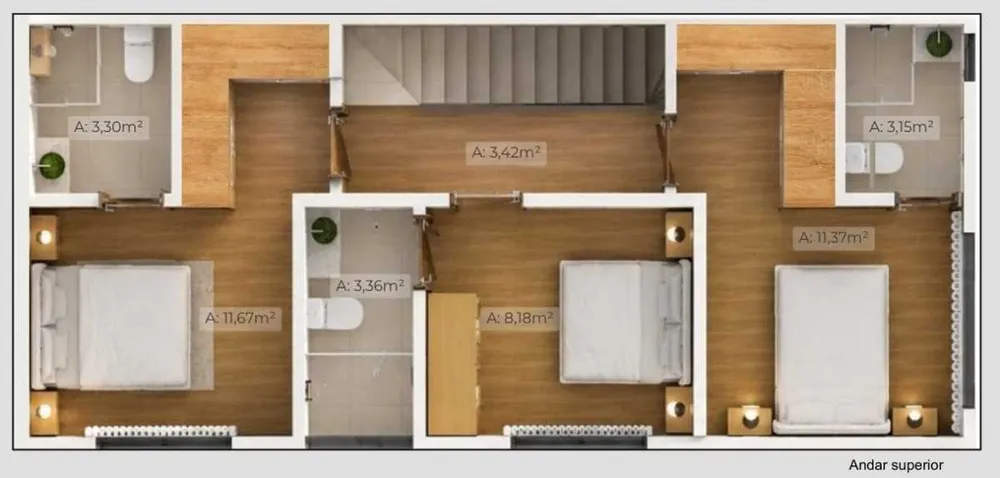 Casa, 3 quartos, 98 m² - Foto 4