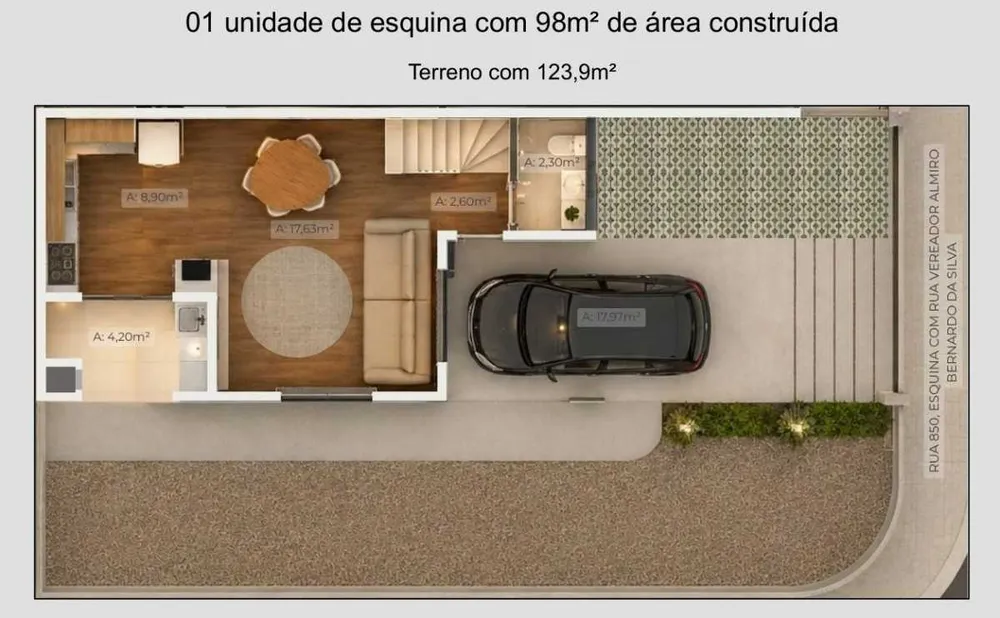 Casa, 3 quartos, 98 m² - Foto 14