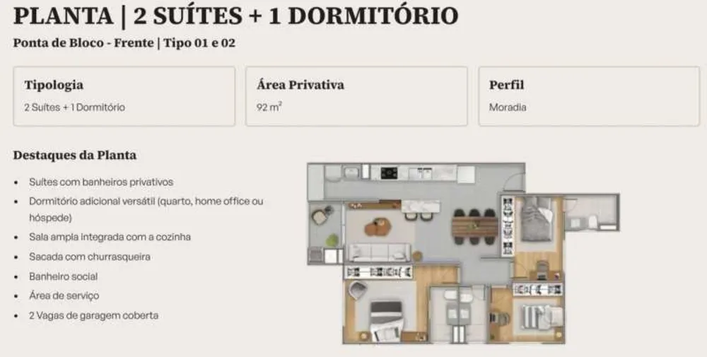 Apartamento, 2 quartos, 66 m² - Foto 8