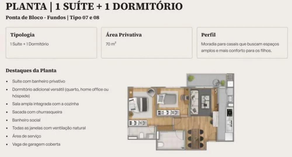 Apartamento, 2 quartos, 66 m² - Foto 7