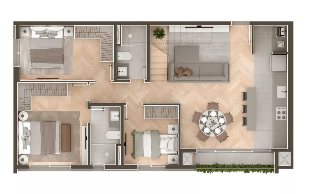 Apartamento, 2 quartos, 72 m² - Foto 5