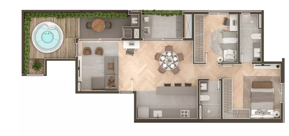 Apartamento, 2 quartos, 72 m² - Foto 2