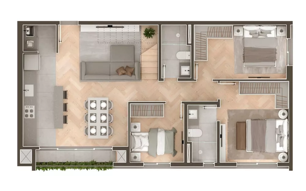 Apartamento, 2 quartos, 72 m² - Foto 7