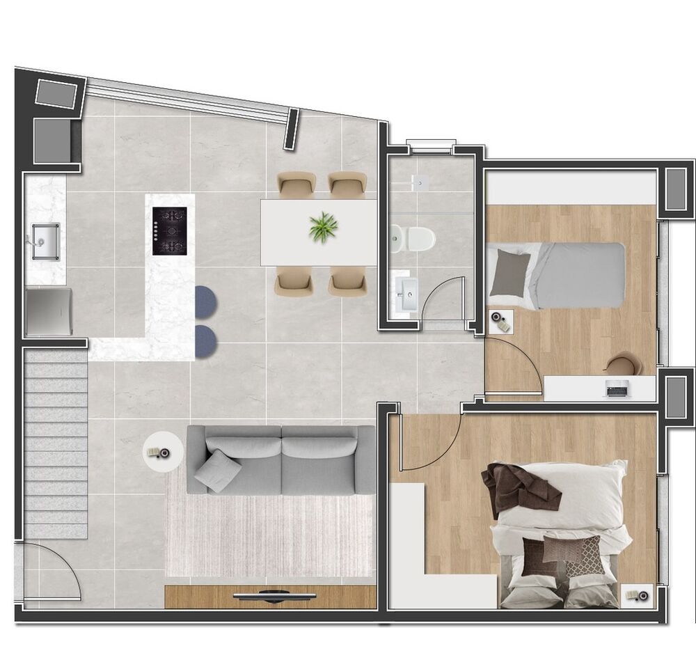 Apartamento, 2 quartos, 65 m² - Foto 12