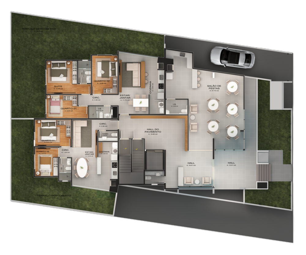 Apartamento, 2 quartos, 65 m² - Foto 11