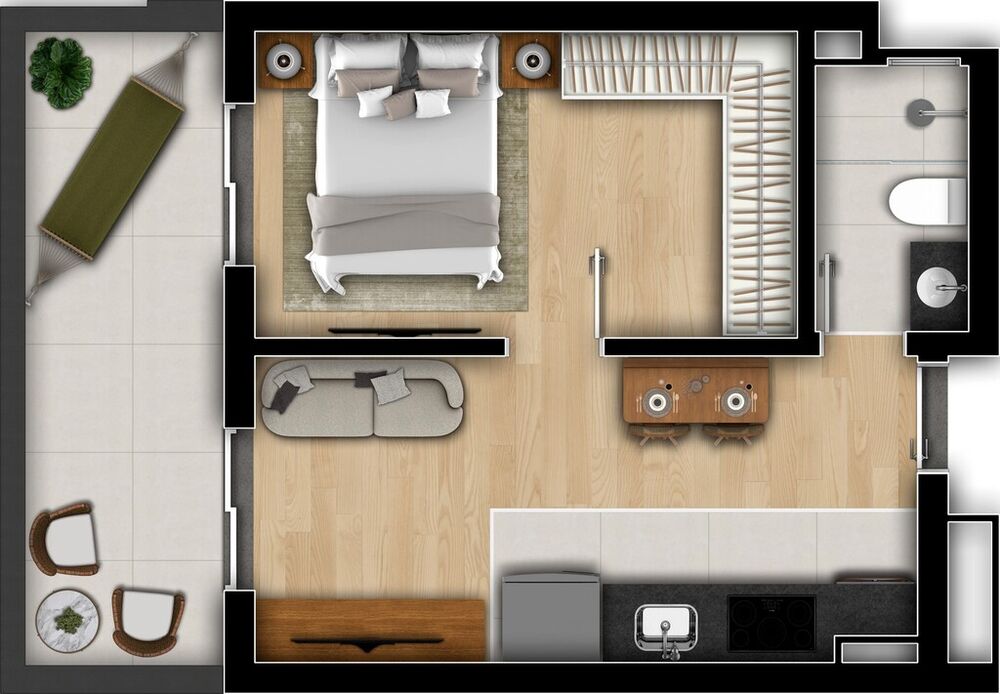 Apartamento, 2 quartos, 61 m² - Foto 7