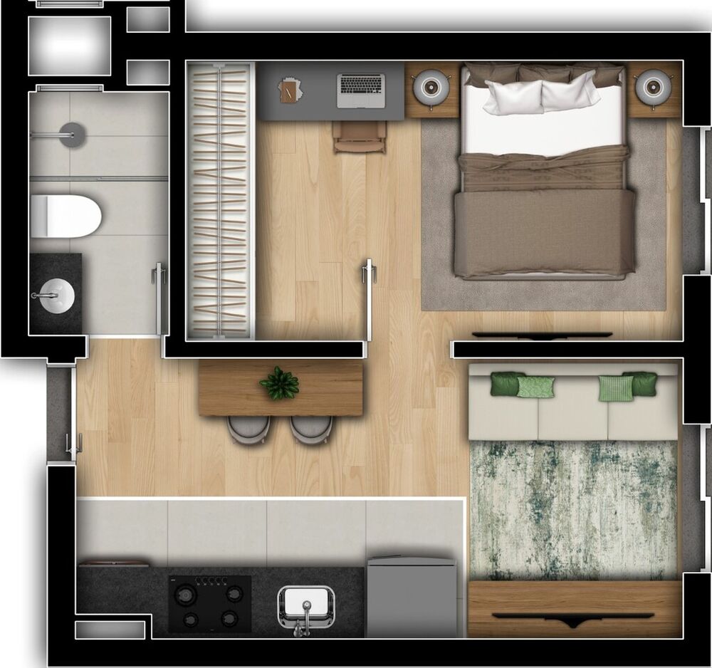 Apartamento, 2 quartos, 61 m² - Foto 6