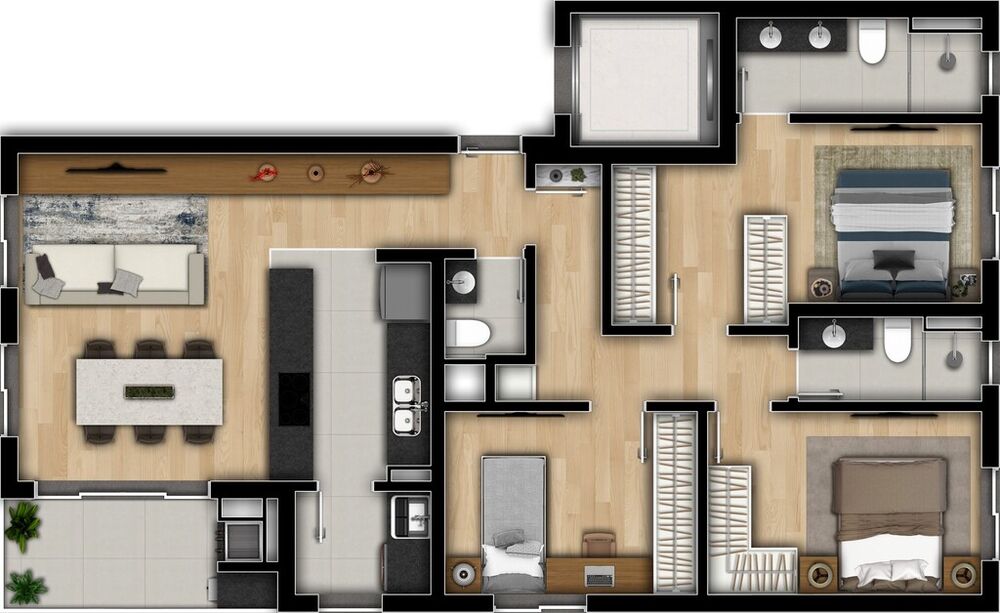 Apartamento, 2 quartos, 61 m² - Foto 13