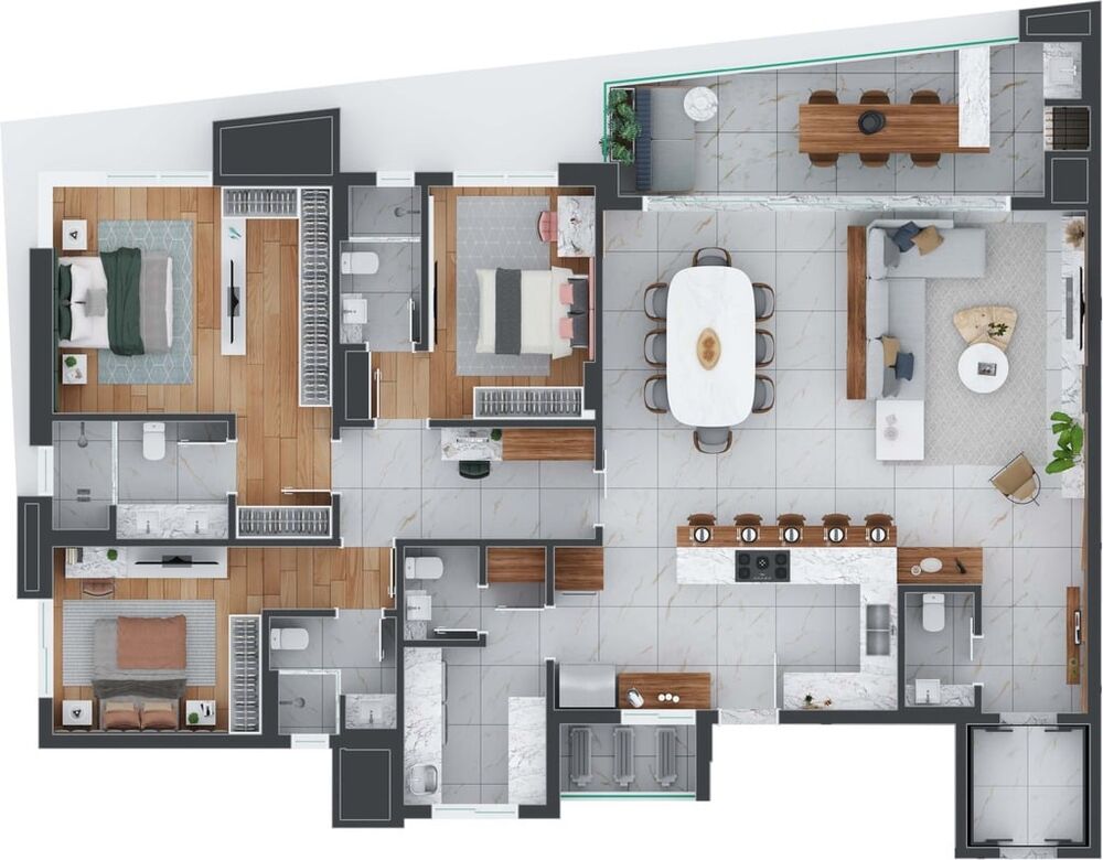 Apartamento, 3 quartos, 164 m² - Foto 28