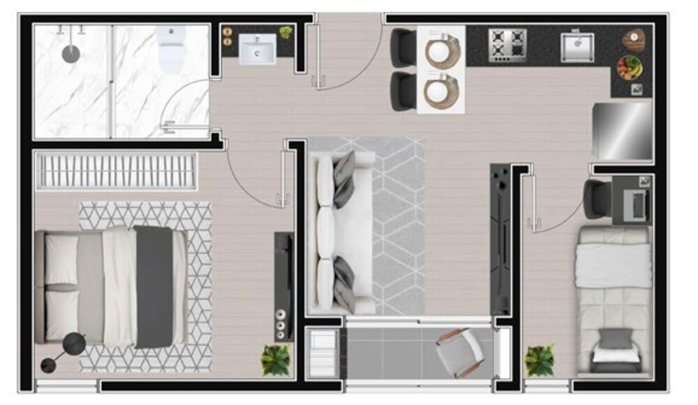 Apartamento, 3 quartos, 47 m² - Foto 13